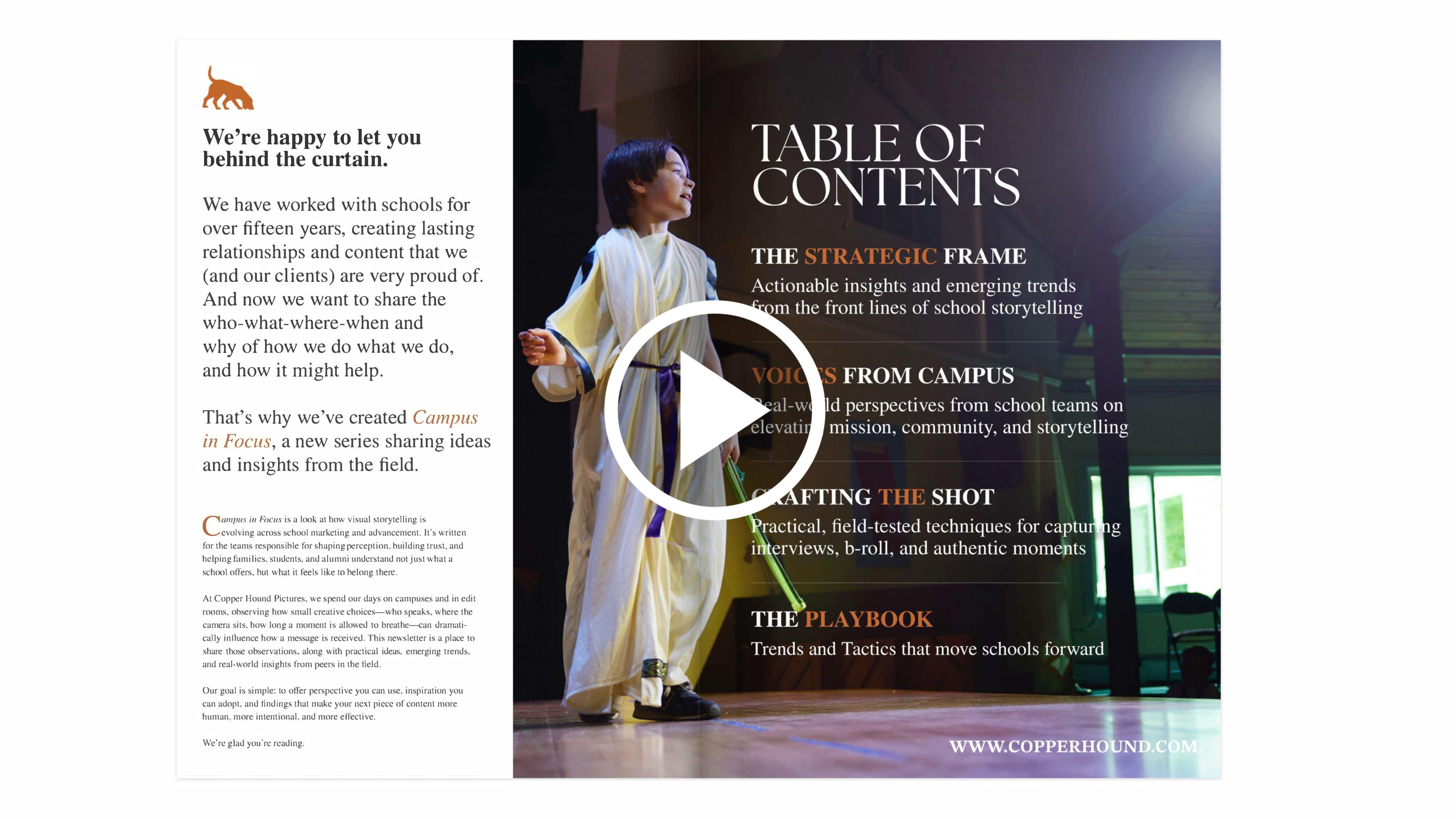 Campus in Focus Newsletter